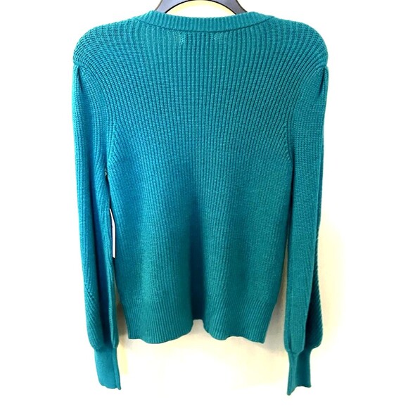 Liz Claiborne Womens NWT Turquoise Vneck Sweater Size XS - Picture 7 of 7